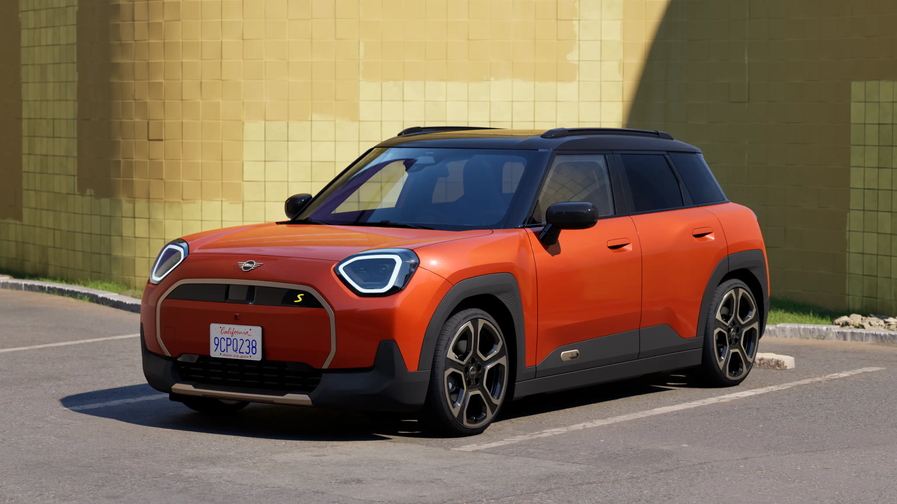 MINI Aceman elétrico – prateleira de modelo - fundo