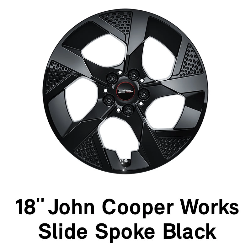 MINI - equipamento - jantes JCW slide spoke preta de 18"