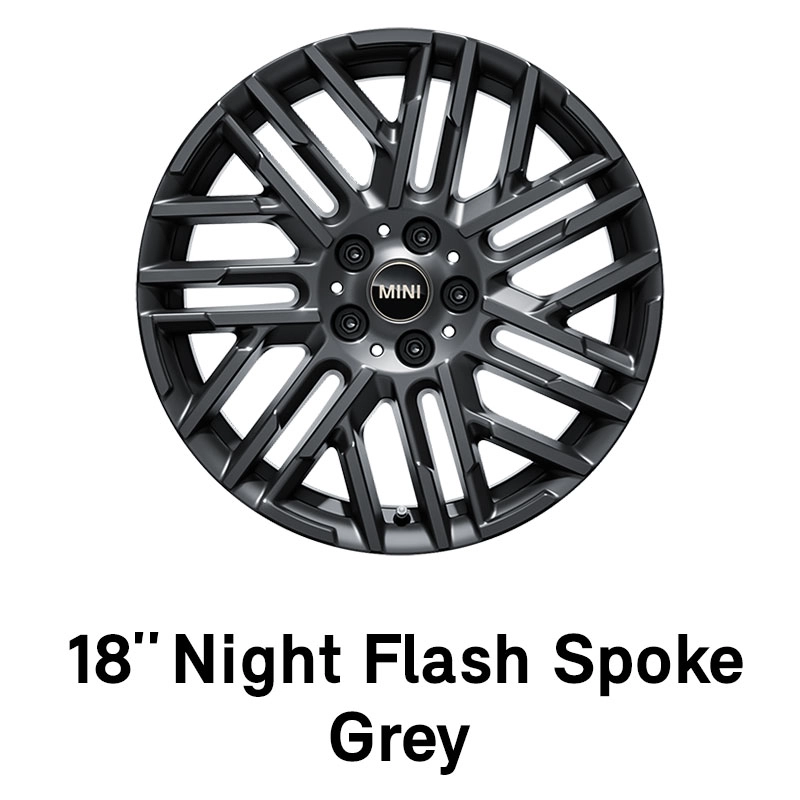 MINI - equipamento - jantes night flash spoke cinzentas de 18"