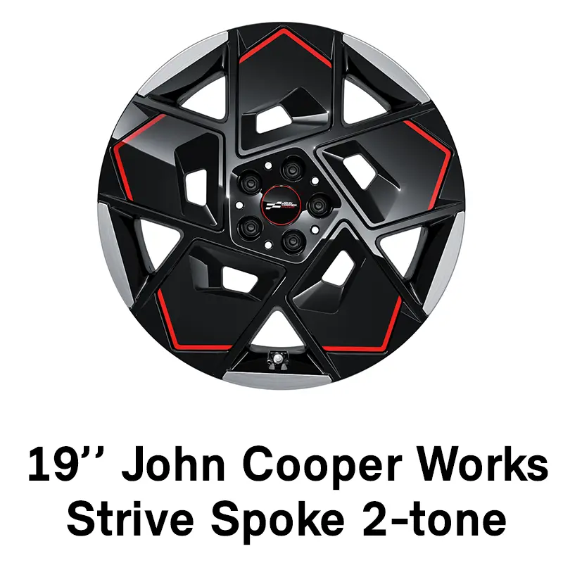 MINI - equipamento - jantes JCW Strive Spoke 2-tone de 19"