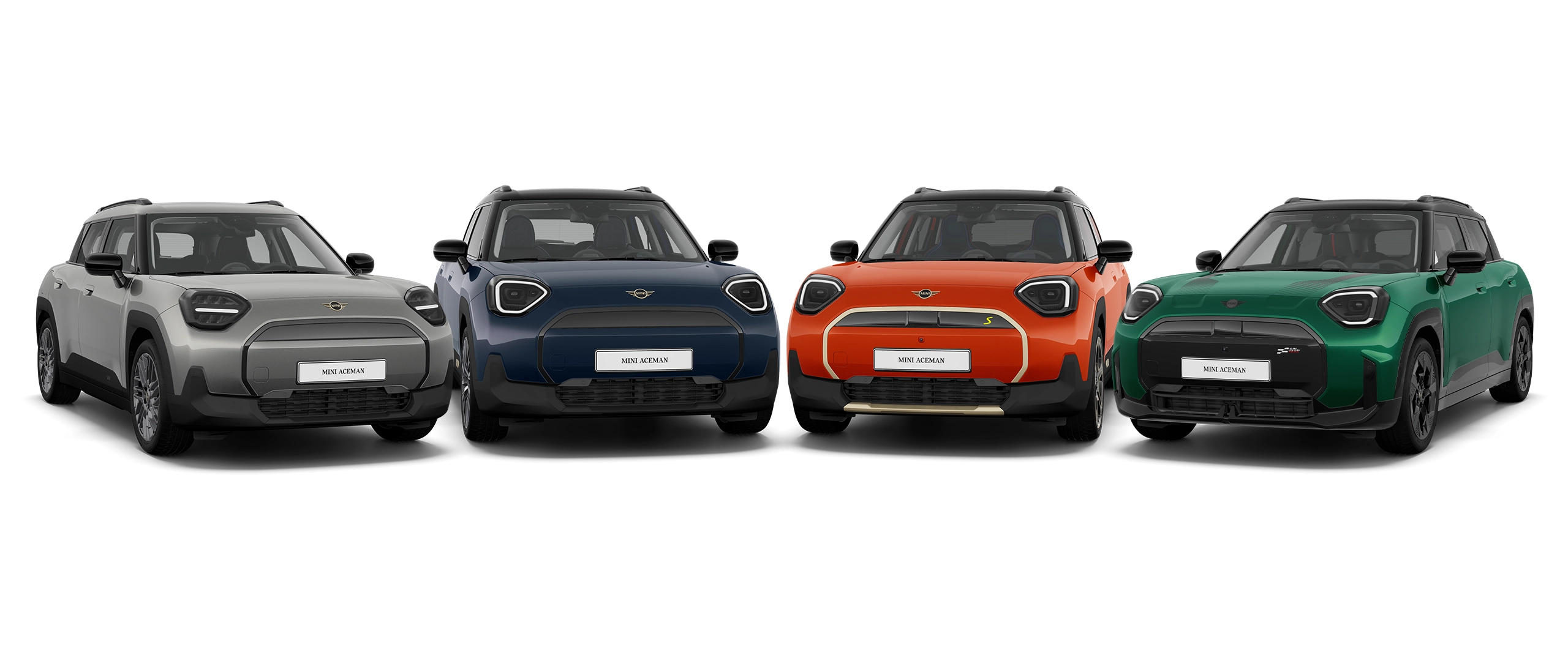 MINI Aceman elétrico - equipamento - cores