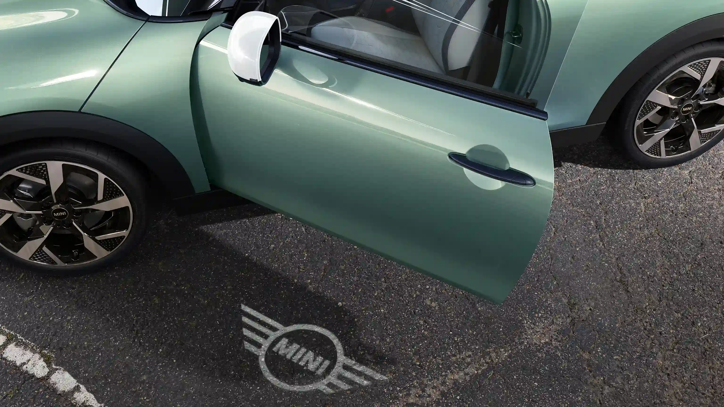 MINI Cooper 3 portas – projeção da porta