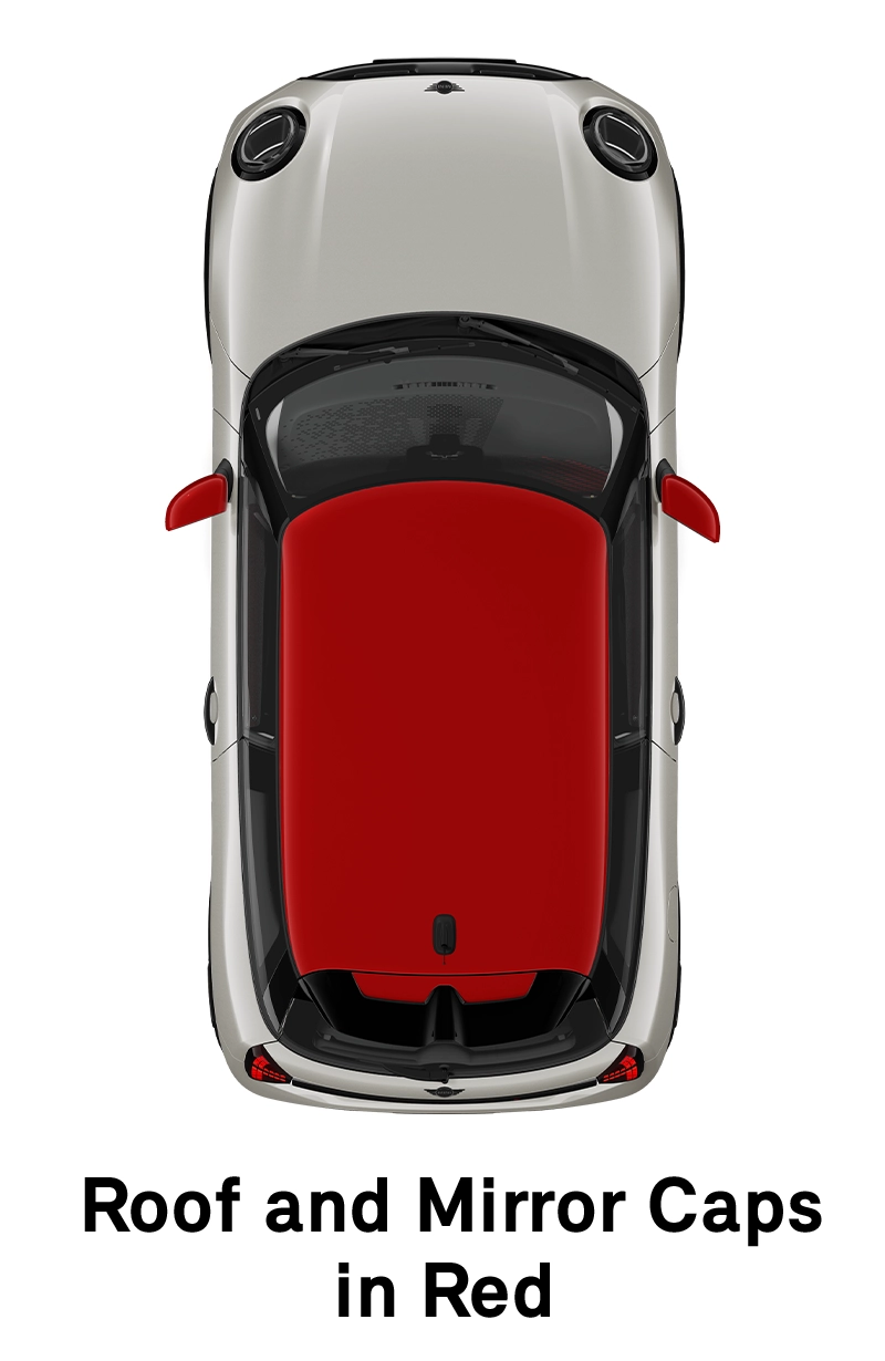  MINI - equipamento - versão jcw com tejadilho vermelho