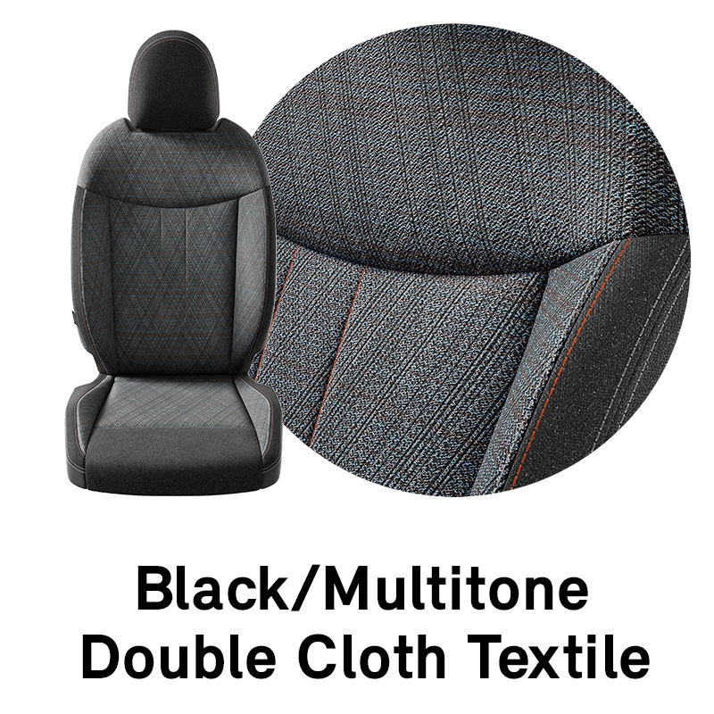 MINI - equipamento - tecido duplo preto/multitone