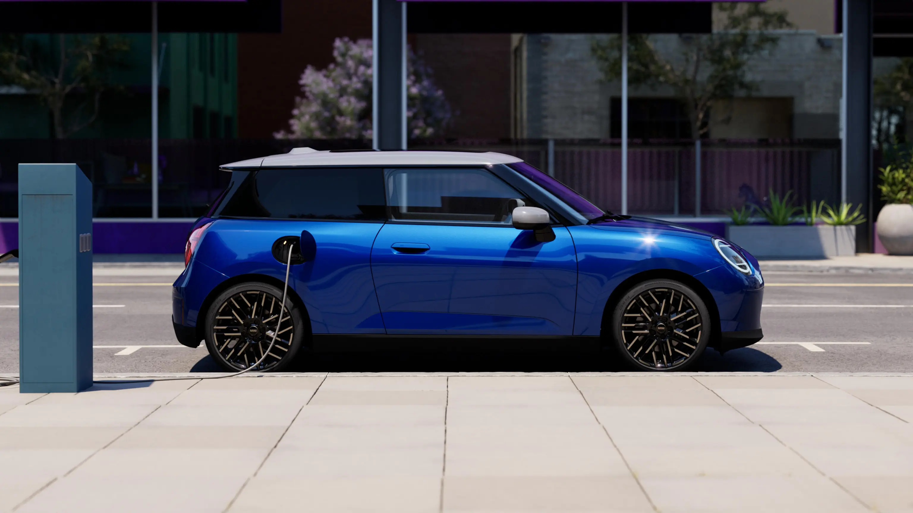 MINI Cooper elétrico - Vista lateral