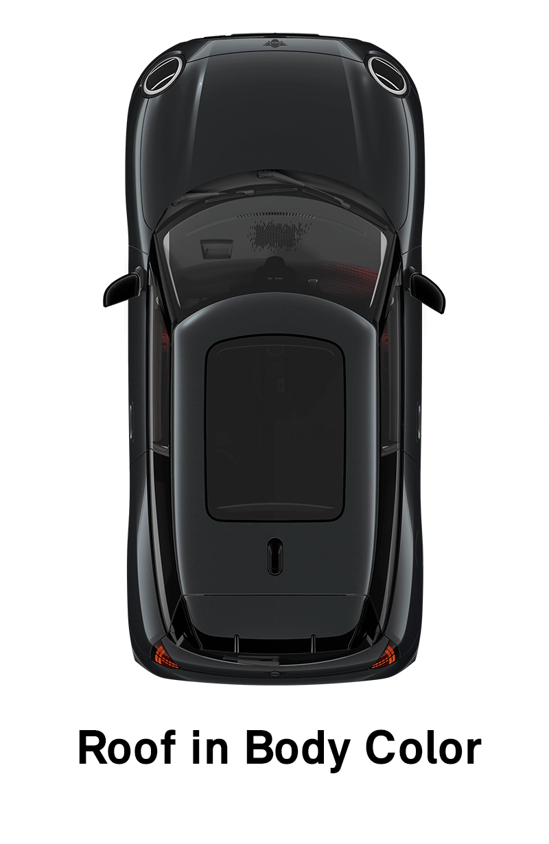  MINI - equipamento - versão JCW tejadilho na cor da carroçaria