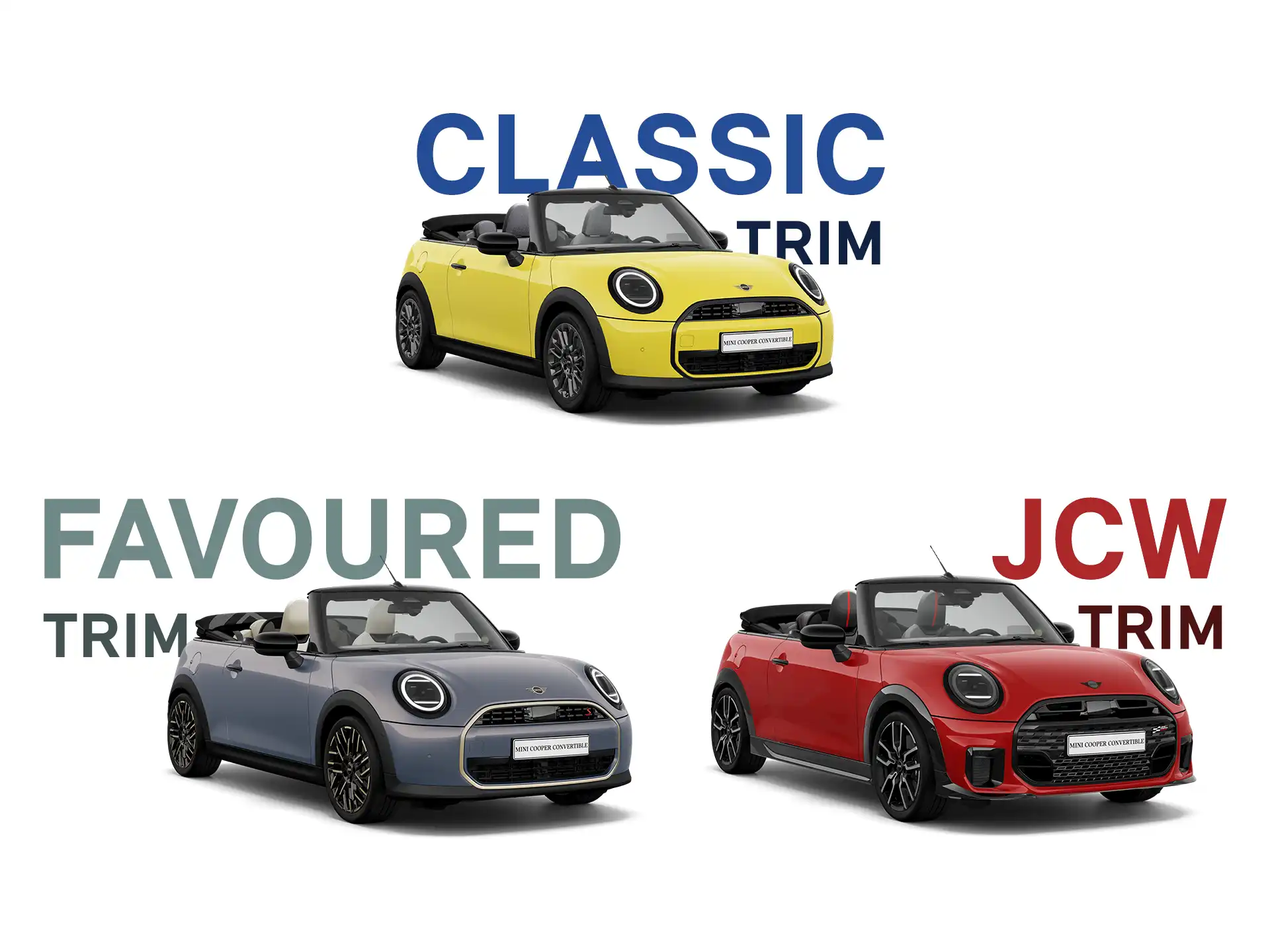 MINI Cooper Cabrio - Colagem de versões
