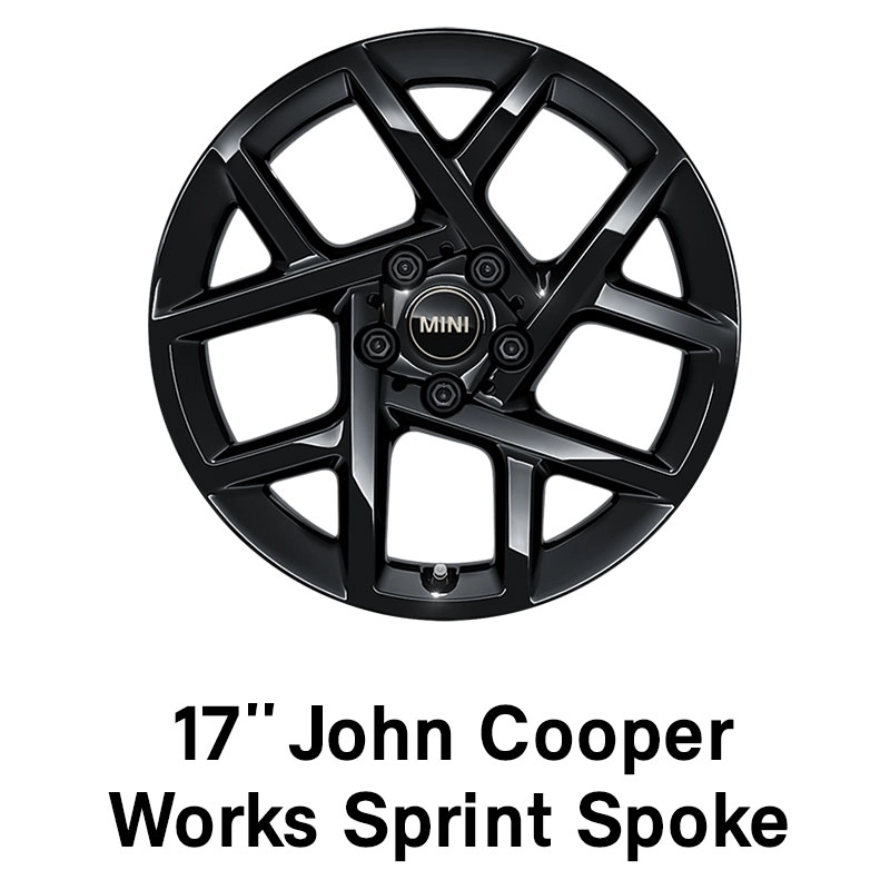 MINI - equipamento - jantes JCW Sprint Spoke pretas de 17"