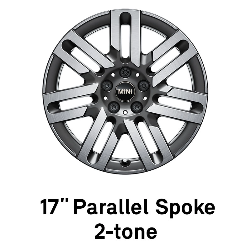 MINI - equipamento - Jantes parallel spoke 2-tone de 17"