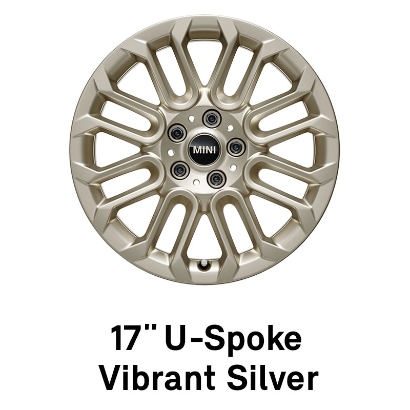 MINI - equipamento - Jantes U-Spoke Vibrant Silver de 17"