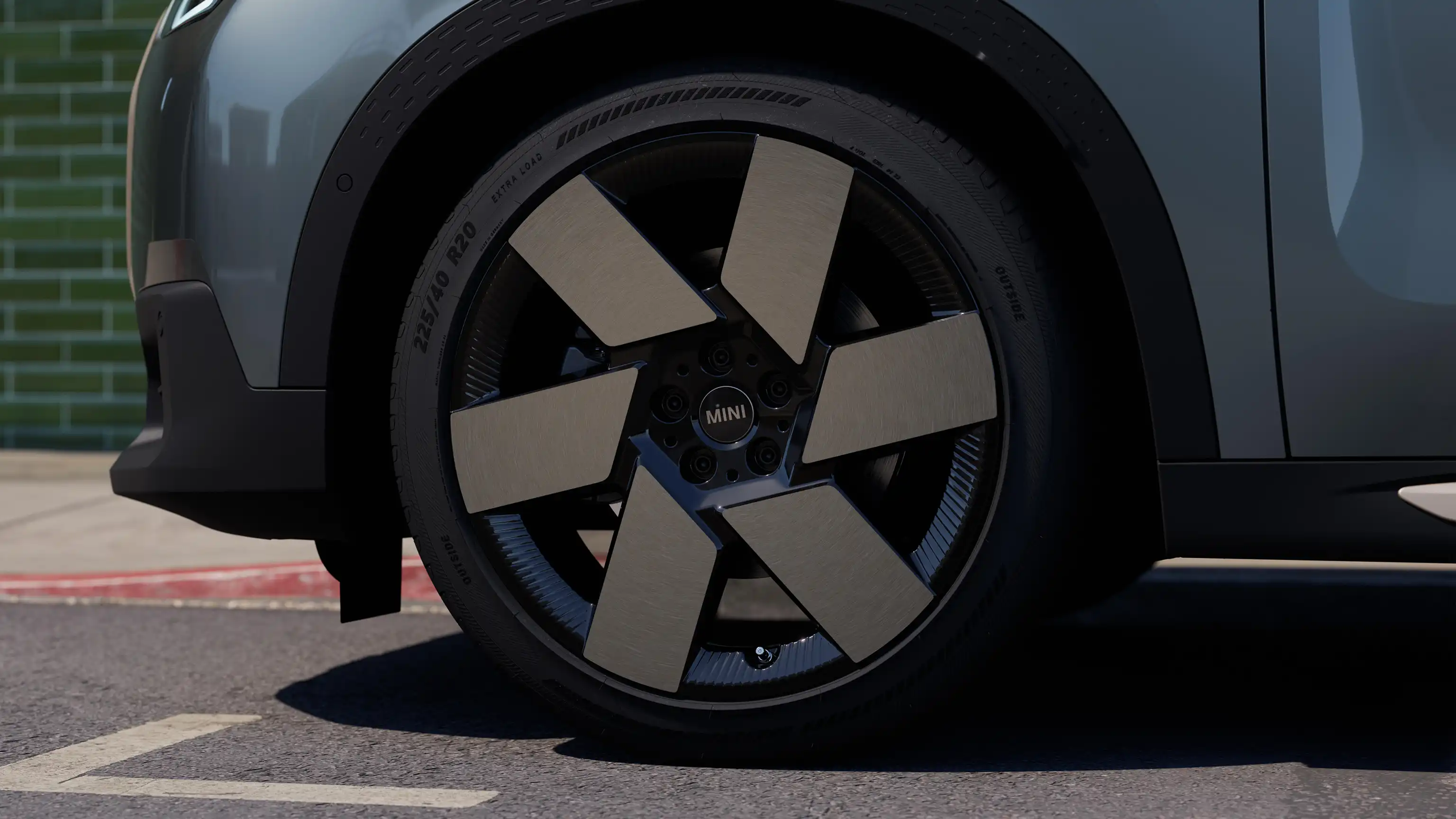 MINI Countryman elétrico - Vídeo rodas