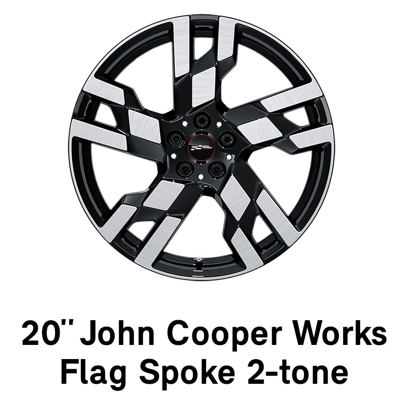MINI - equipamento - jantes JCW flag spoke 2-tone de 20"