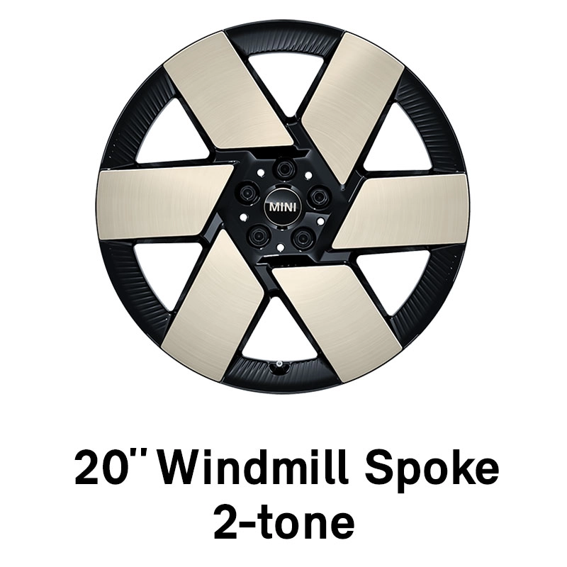 MINI - equipamento - jantes windmill spoke 2-tone de 20"
