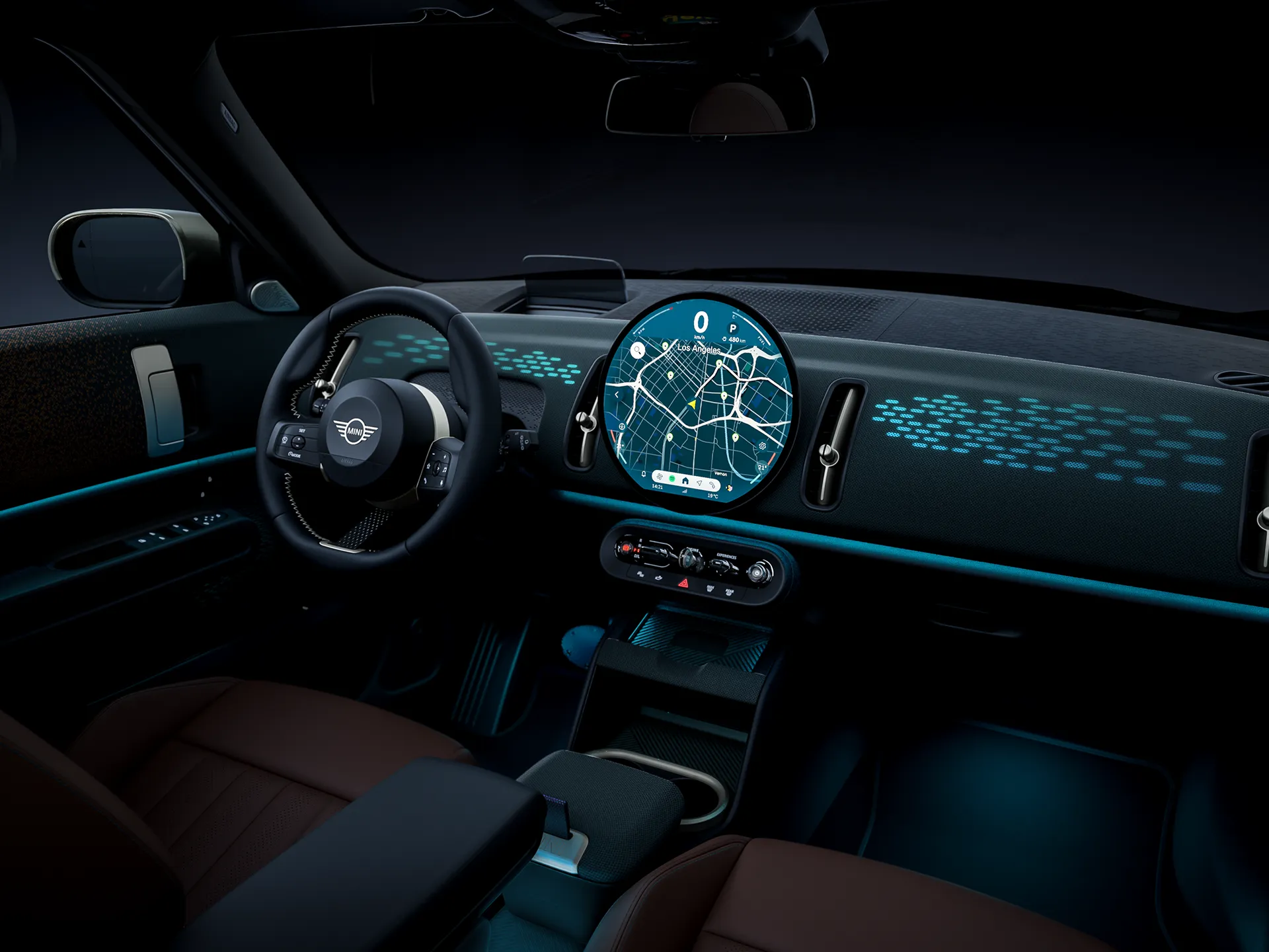 MINI Countryman elétrico - Experiência interior
