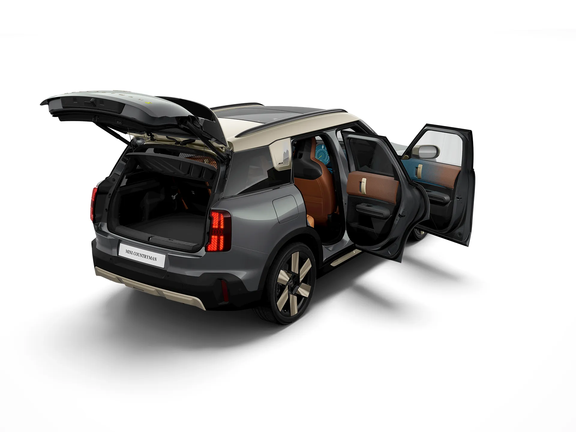 MINI Countryman elétrico - Minimalismo interior