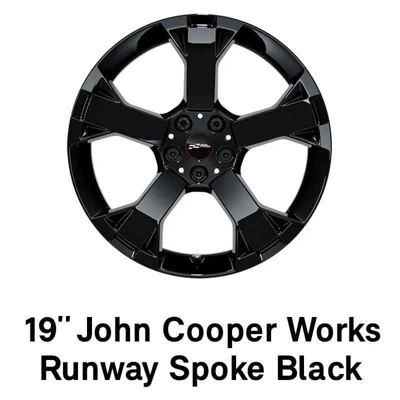 MINI - equipamento - jantes JCW runway spoke black de 19"