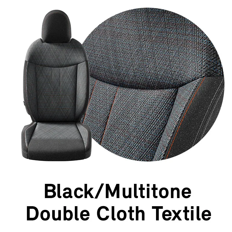 MINI - equipamento - tecido duplo preto/multitone