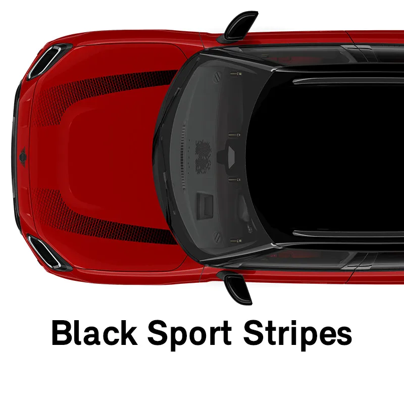  MINI - equipamento - versão JCW faixas desportivas pretas