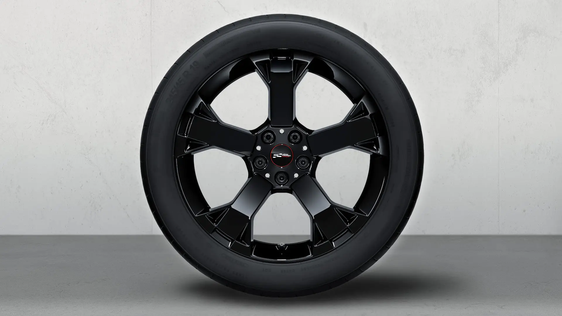 Conjunto completo de rodas de verão JCW Runway Spoke 948, de 19", em Jet Black