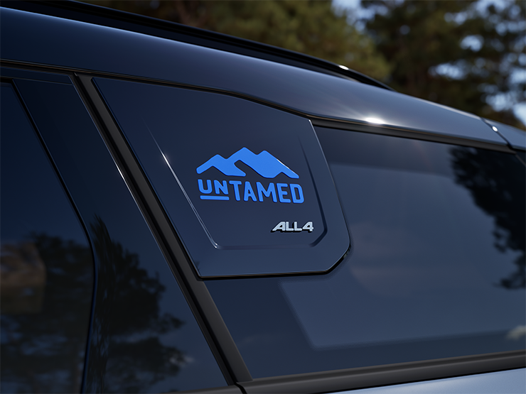 Imagem do pilar C do MINI Countryman Untamed Edition.