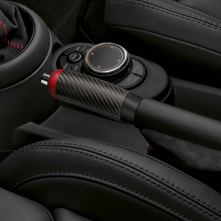 MINI John Cooper Works – punho da alavanca do travão de mão – carbono