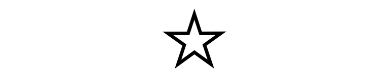 Ícone da estrela das vantagens MINI