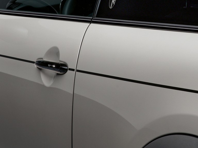 MINI primavera e verão - faixas laterais mini em piano black