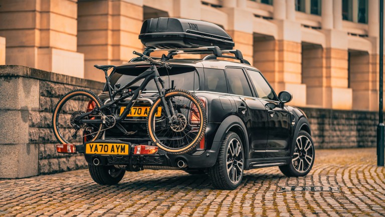 MINI primavera e verão - suporte traseiro para bicicleta no mini countryman
