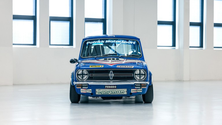 The front of the MINI 1275 GT Longman.