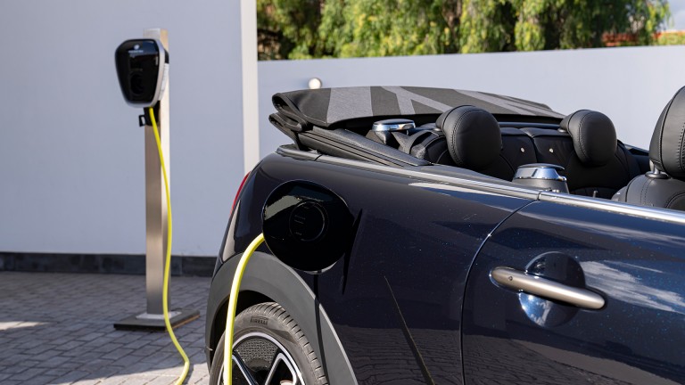 All-Electric MINI Convertible – charging port