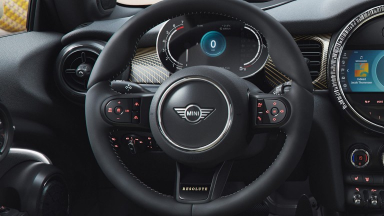 MINI 3 Portas – volante – pele walknappa