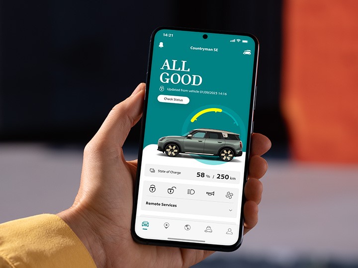 MINI Eletromobilidade - aplicação MINI