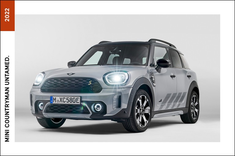 MINI Untamed Edition, de 2022 na cor Momentum Grey.