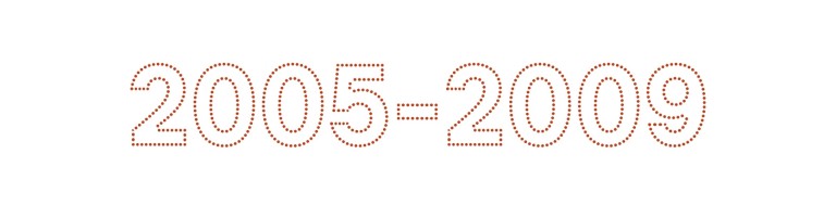 Imagem com a data 2005-2009.