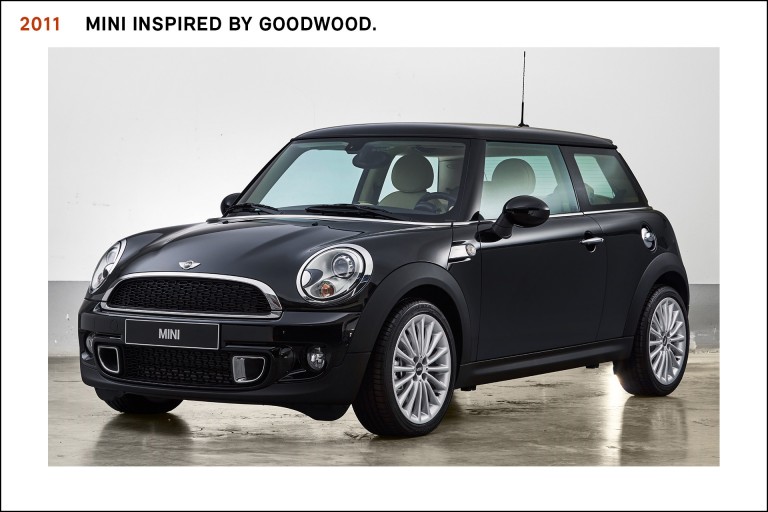 MINI Cooper S Inspired by Goodwood, de 2011, na cor Diamond Black Metallic.