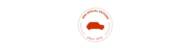 Logo MINI Edições Especiais desde 1976
