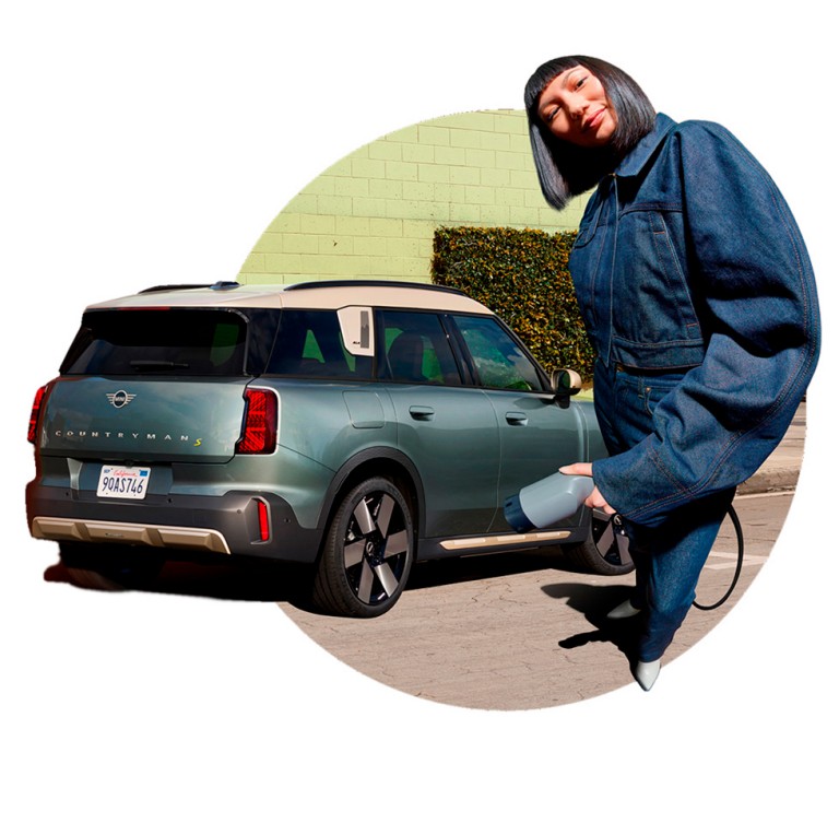 Exterior do Novo MINI Countryman elétrico