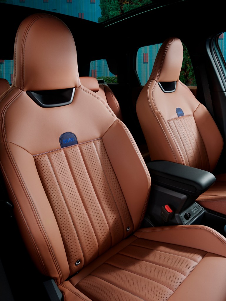 Interior do novo Mini Countryman elétrico